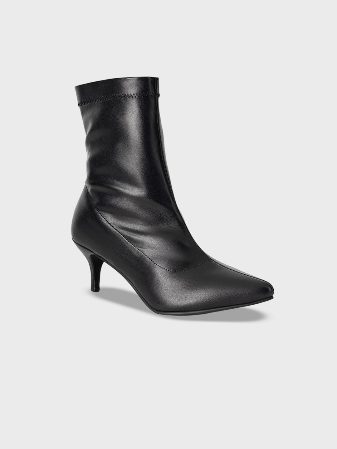 Buy 20Dresses Women Pointed Toe Kitten Heeled Ankle Boots Boots