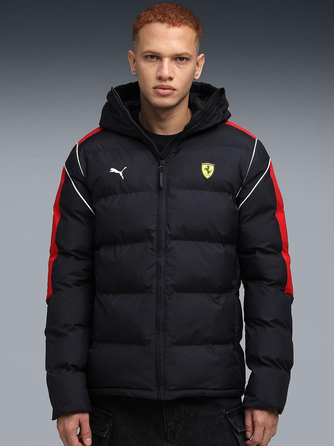Buy Ferrari MT7 Ecolite Men's Hooded Puffer Jacket - Jackets for