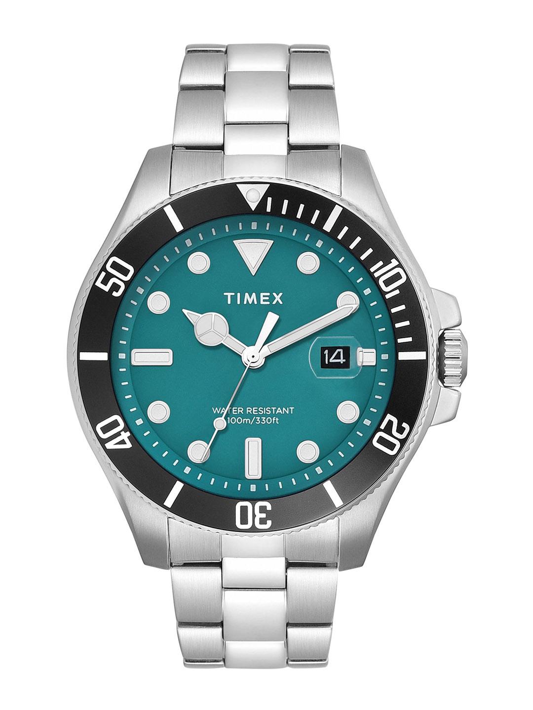 Buy Timex Harborside Round 21mm Green Dial Analog Men Watch