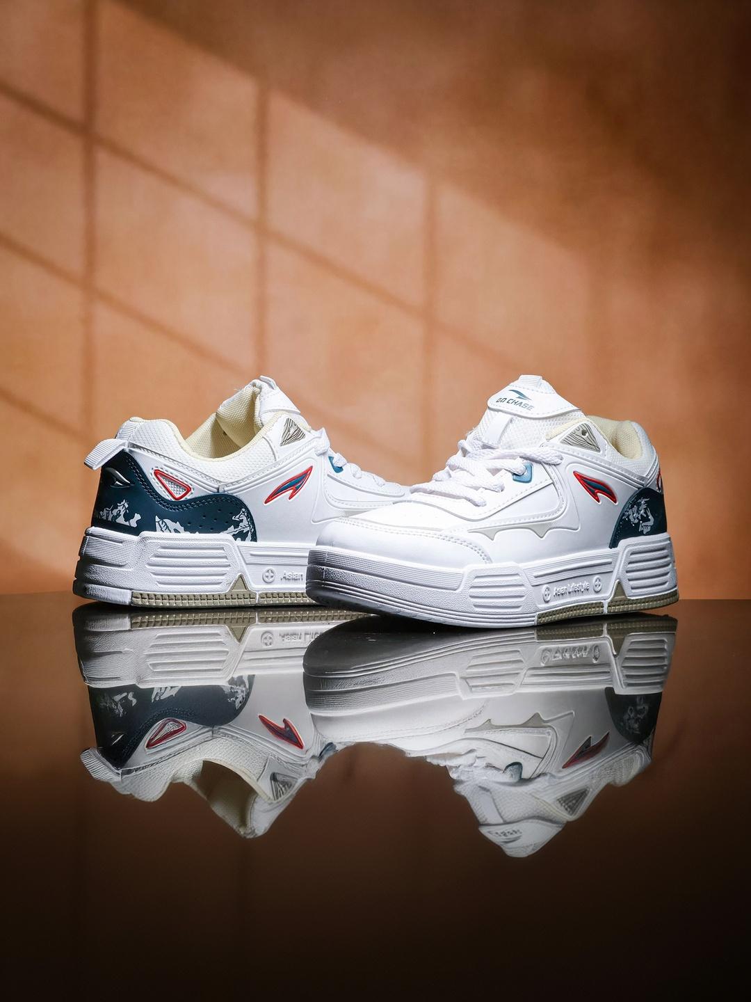 ASIAN Men Round Toe Lace-Ups Sneakers - Image 1