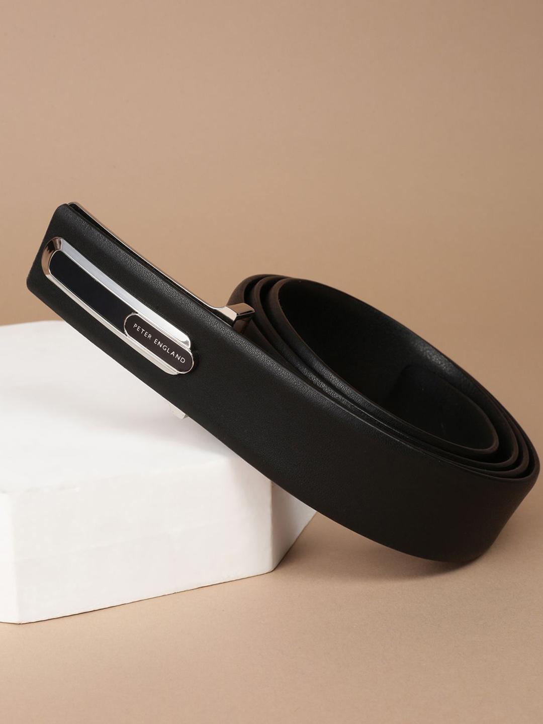 Peter England Men Leather Formal Belt - Image 1