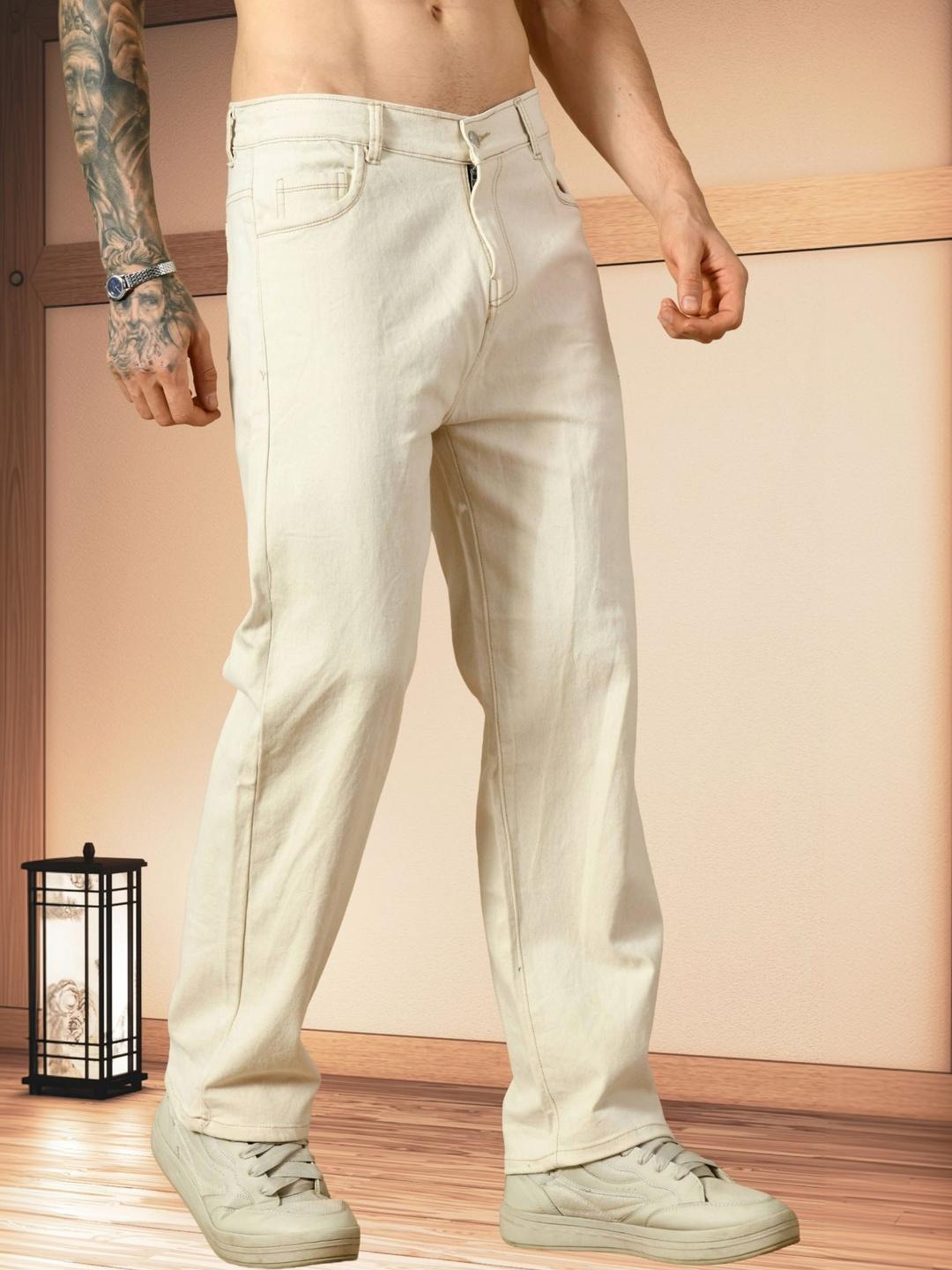 Mevan Men Classic Boyfriend Fit Mid-Rise Stretchable Jeans