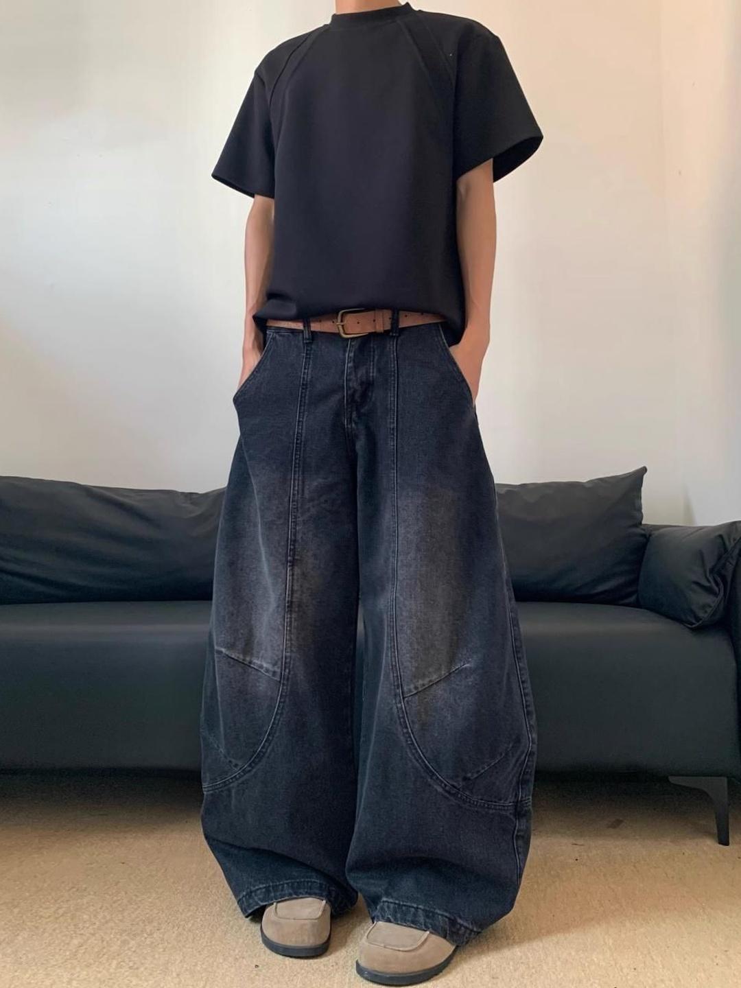 StyleCast x Revolte Men Dark Fade Jeans - Image 1