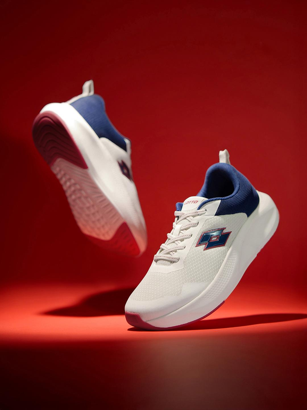 LOTTO × Diaspora Buy Lotto Men Energex White Running Shoes - Sports Shoes for Men