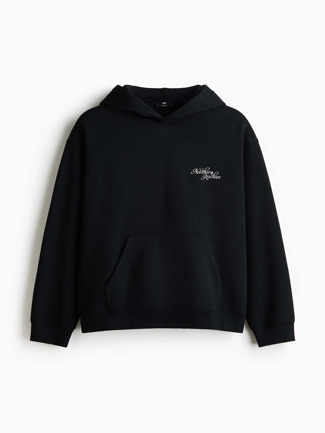 H&M Relaxed Fit Printed Hoodie - Image 1