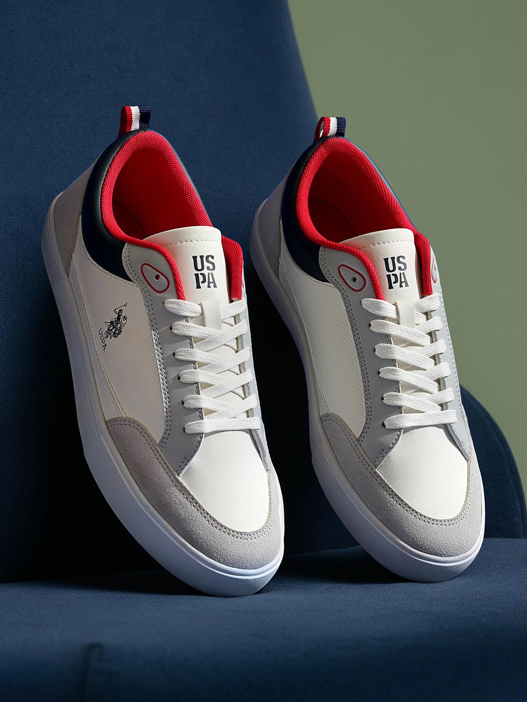 U.S. Polo Assn. Lucian Off White Sneakers - Image 1