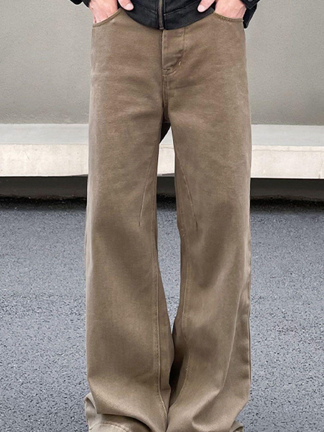 StyleCast Men Wide Leg Mid-Rise Jeans - Image 1