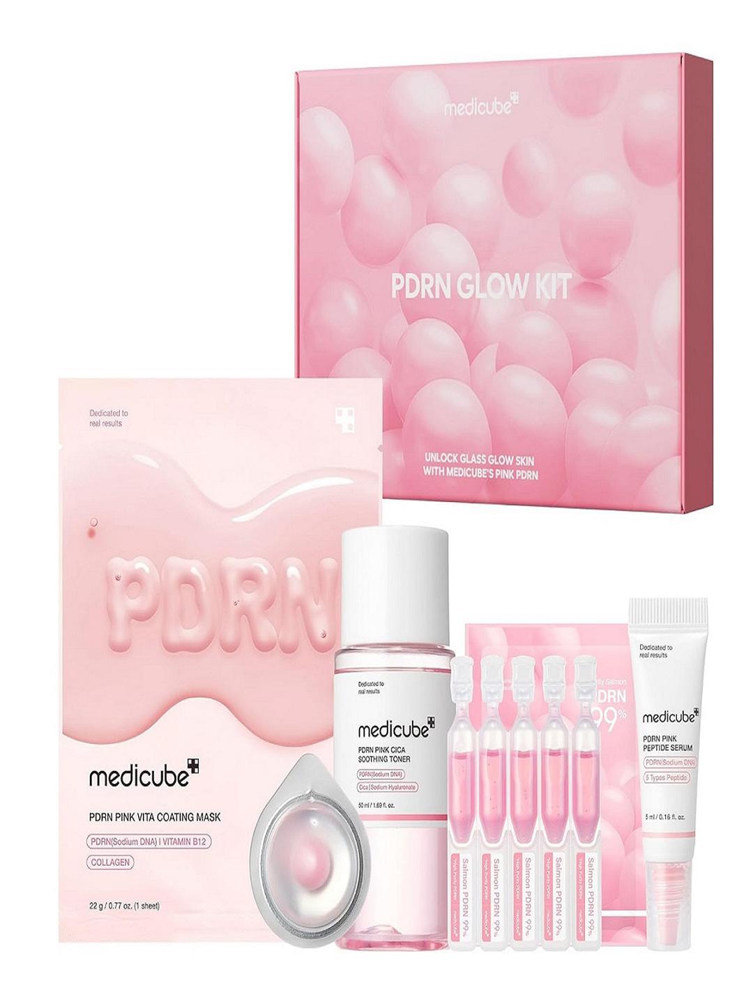medicube Pore Pink セット Buy Medicube PDRN Collagen Cruelty-Free Glow Kit - Skin Care Combo