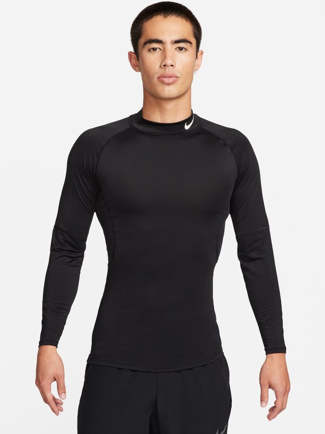 Buy Nike Pro Men's Dri-FIT Fitness Mock-Neck Long-Sleeve T-Shirt