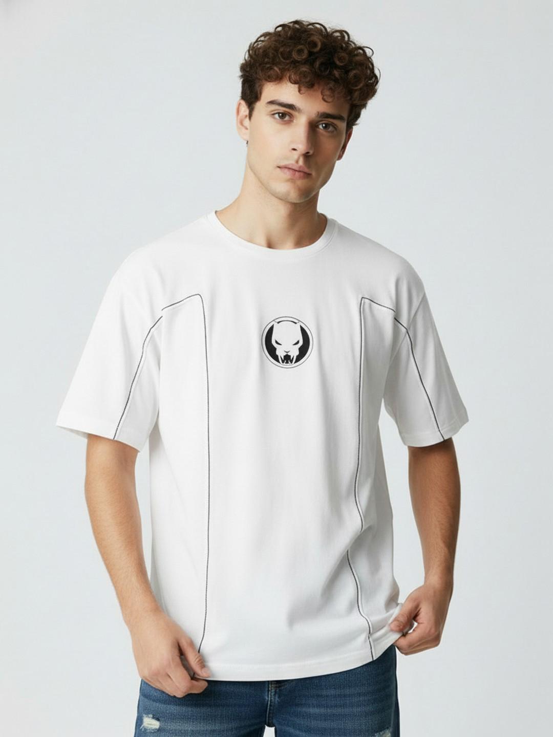 glitchez Black Panther T-Shirt Black