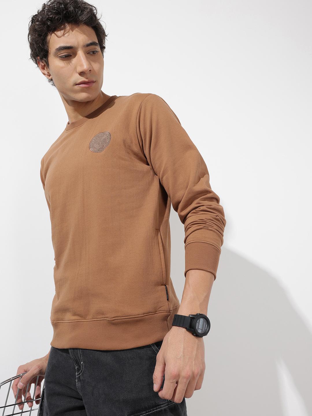 The Roadster Life Co. Round Neck Knitted Sweatshirt - Image 1