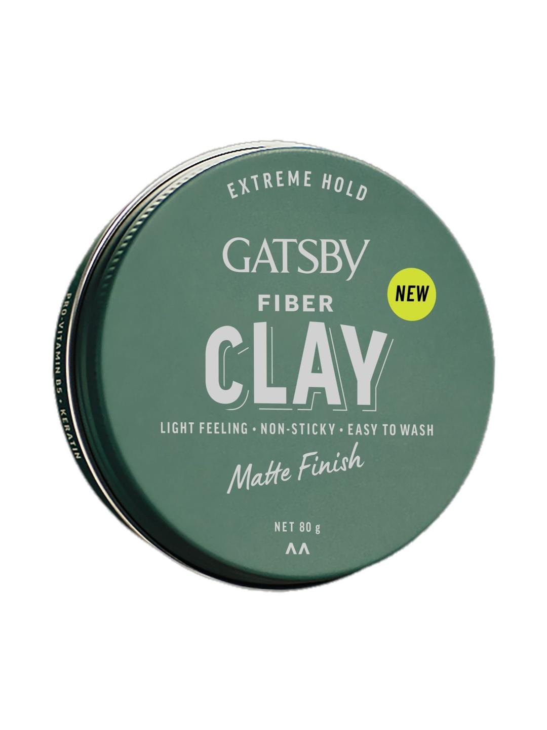 Gatsby Matte Finish Fiber Clay Wax 80g - Image 1