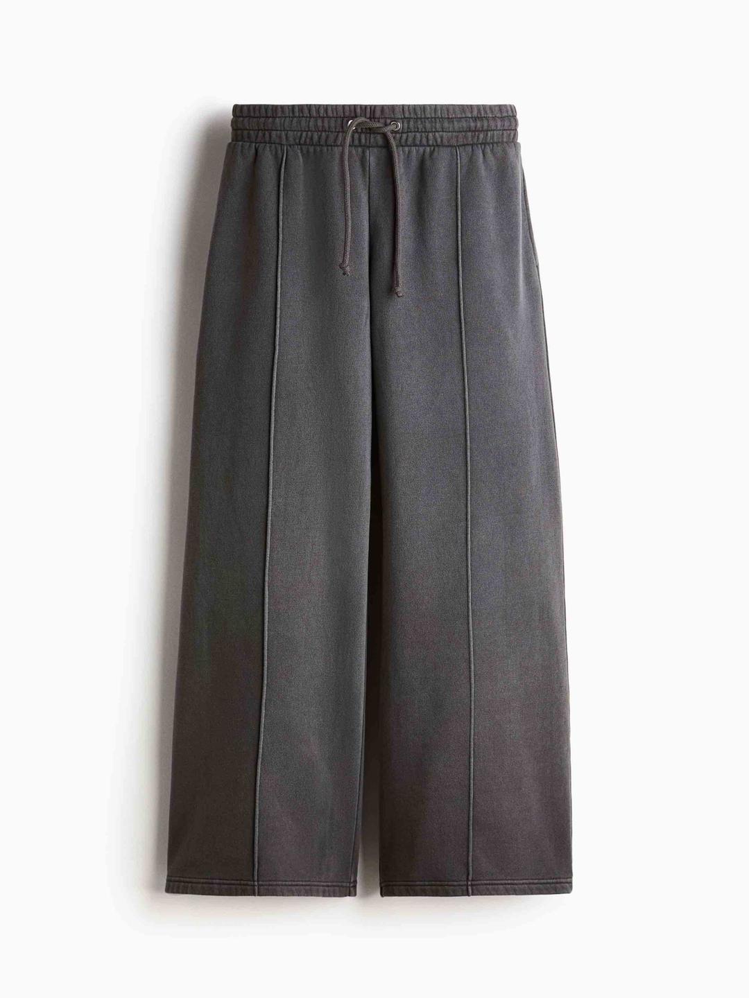 H&M Wide Crease-Front Sweatpants