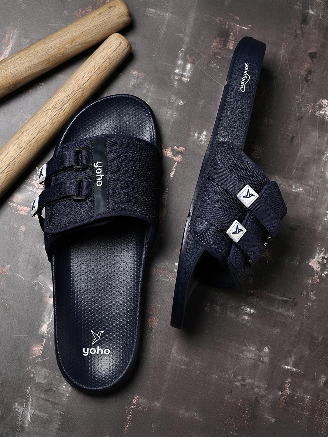 yoho Men Velcro Closure Sliders - Image 1