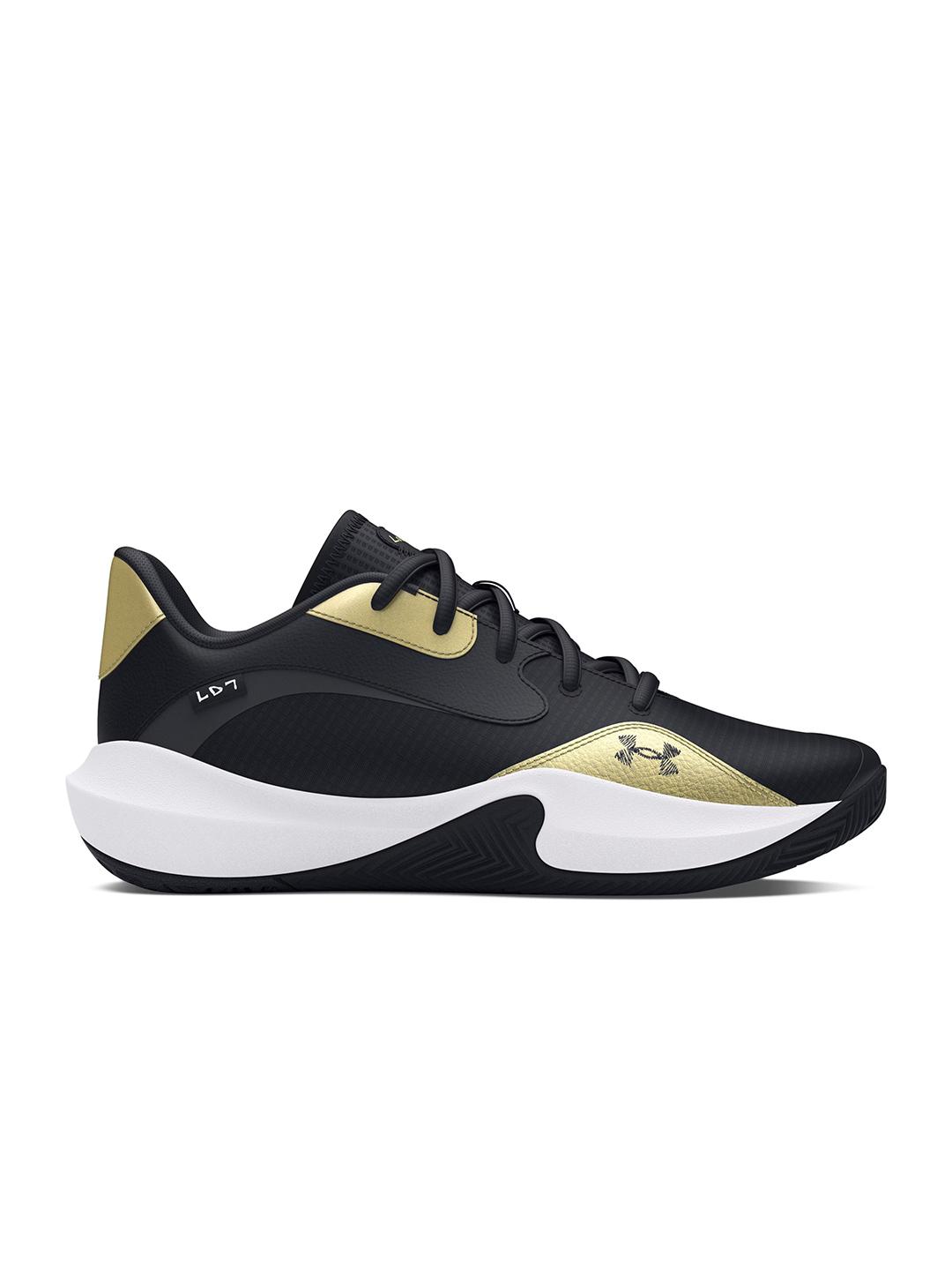 UNDER ARMOUR Men Lockdown 7 Low Leather Basketball Shoes