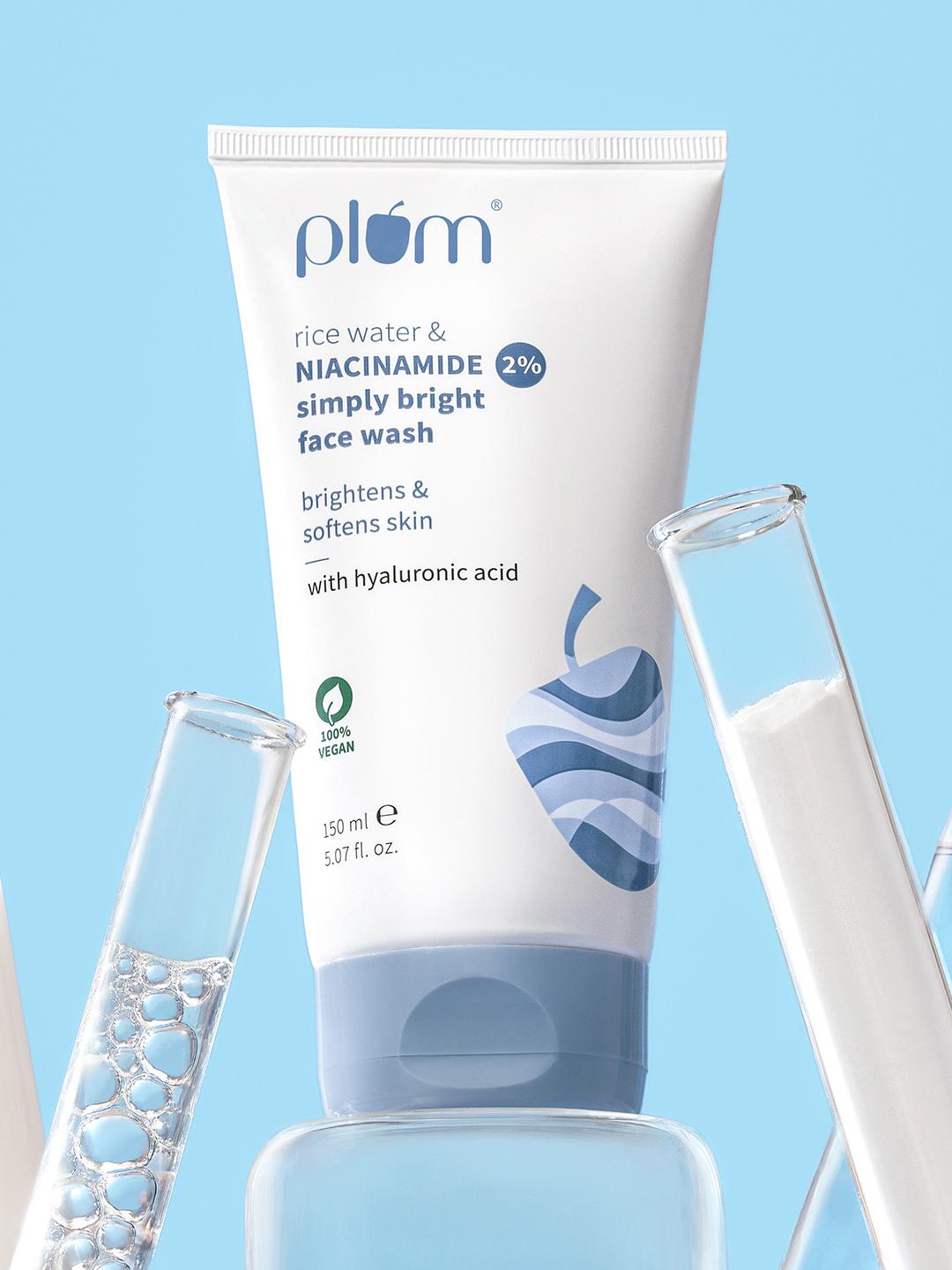 Plum 2% Niacinamide With Rice Water Face Wash - 150 ml - Image 1