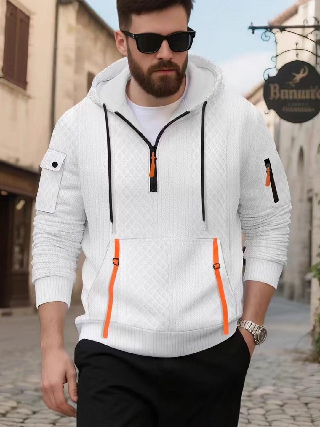 StyleCast x Revolte Men Hooded Sweatshirt - Image 1