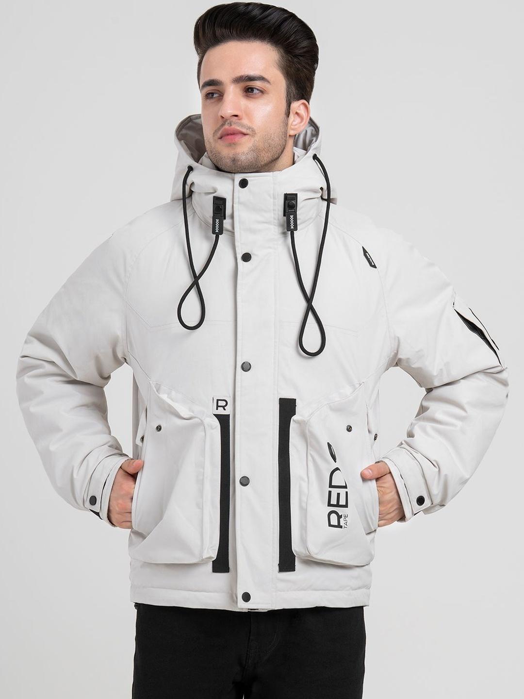 Buy Red Tape Men Typography Lightweight Puffer Jacket - Jackets