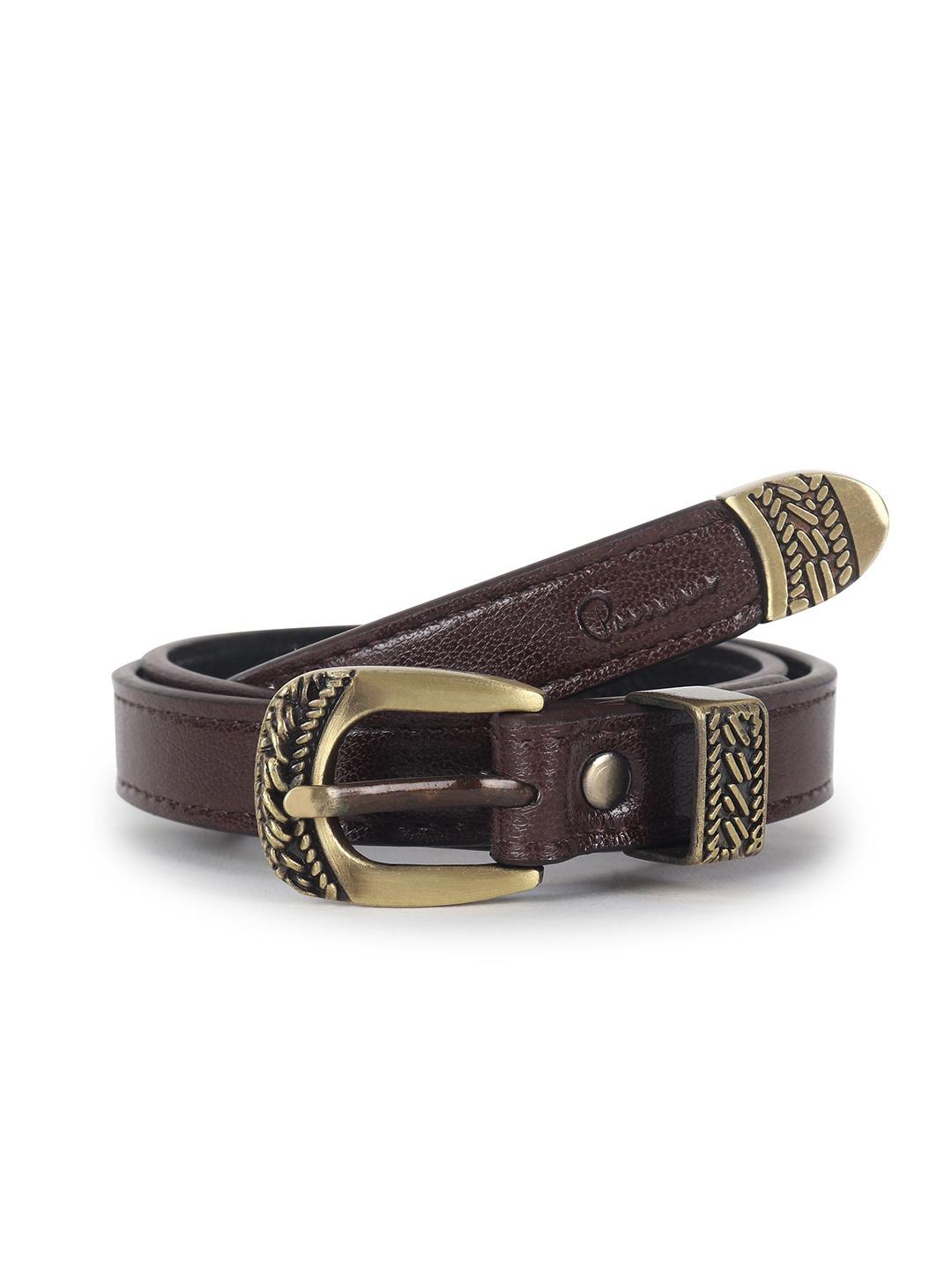 Punnu Women Textured Slim Belt - Image 1