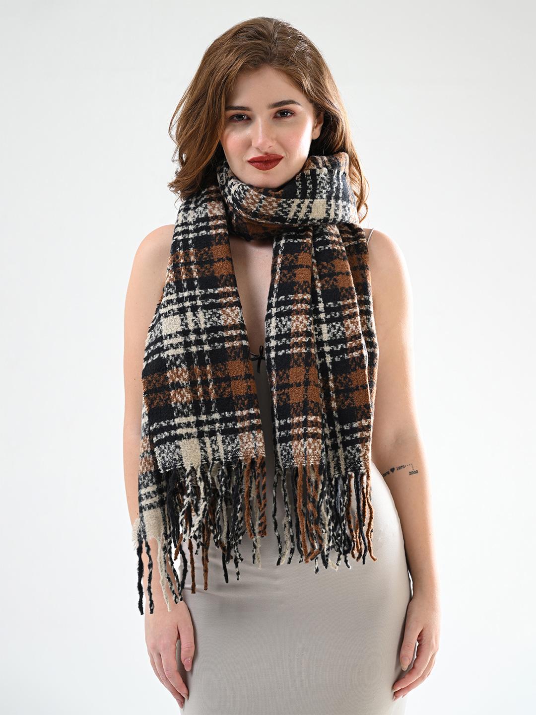 Buy Cazzano Women Checked Stole - Stoles for Women 32087395 | Myntra
