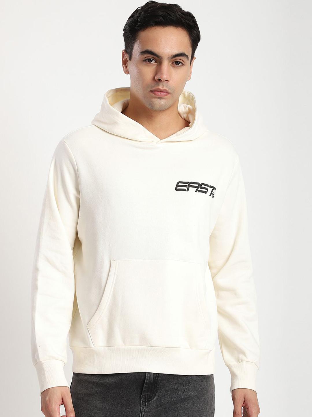 R&B Men Printed Hooded Sweatshirt