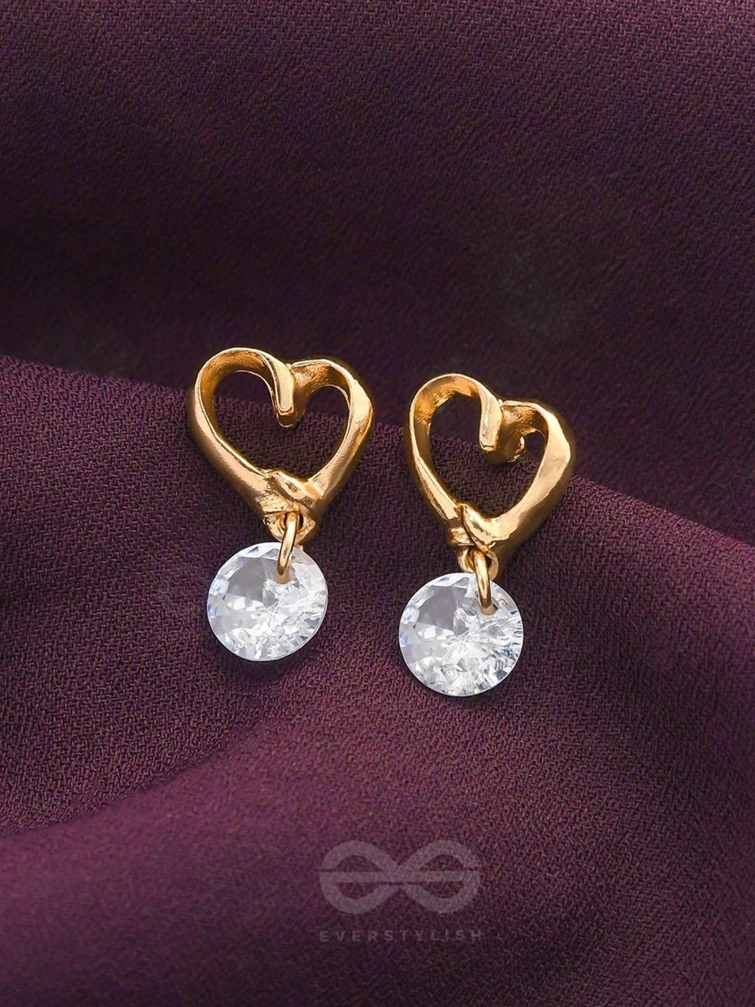 Buy EVERSTYLISH Heart Shaped Drop Earrings Earrings for Women