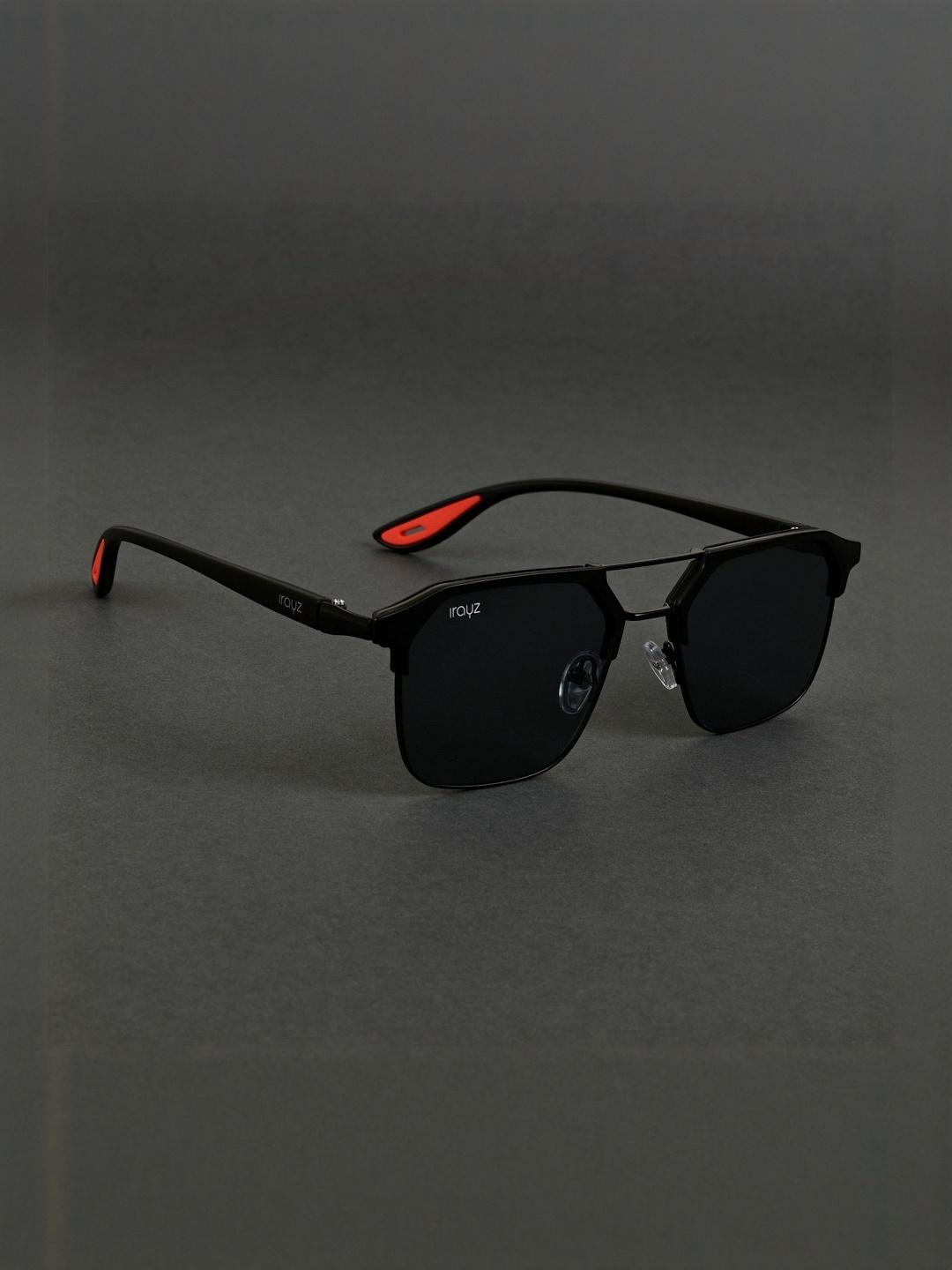 Irayz Aviator Sunglasses 2852-Full Black - Image 1