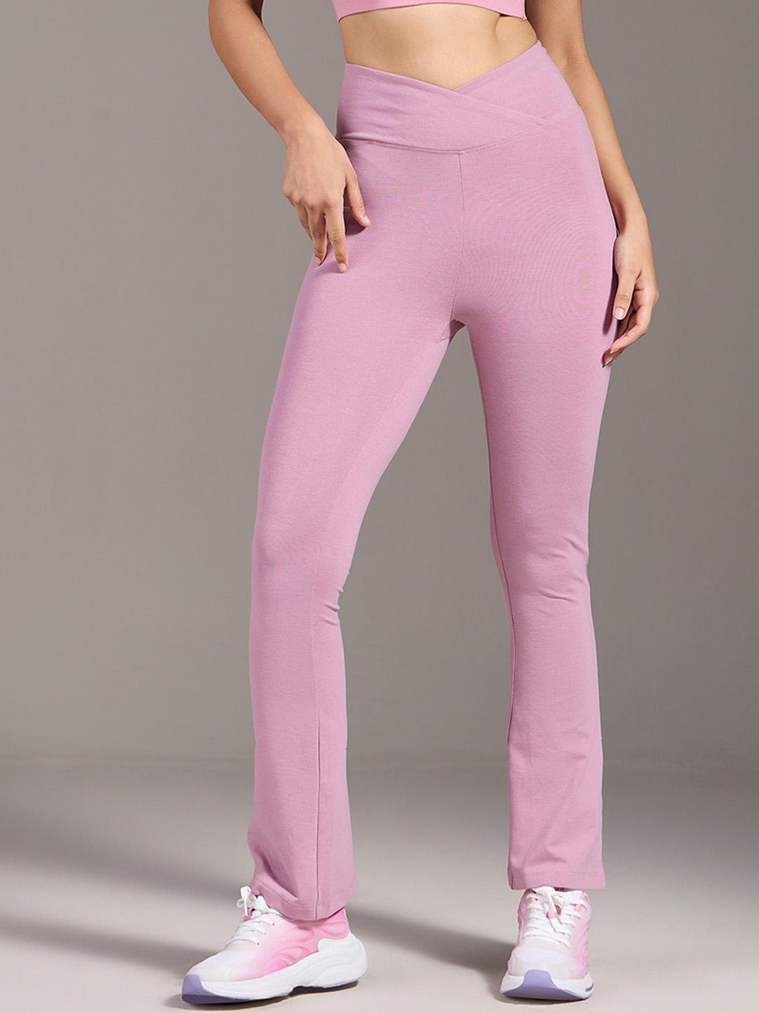 Buy KICA Criss Cross Cotton Flare Pants With Slit At Ankle And