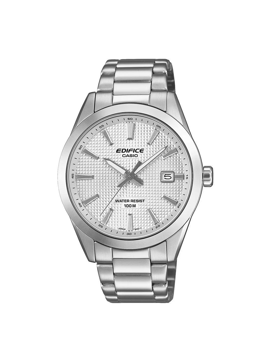 Buy CASIO EDIFICE EFV-160D-7AVDF White Analog dial Stainless Steel