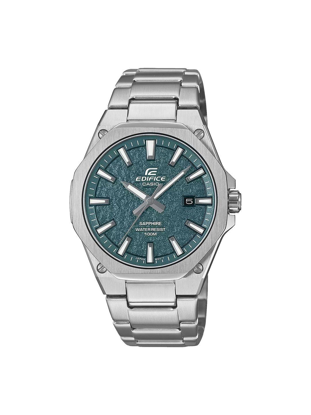 CASIO EDIFICE EFR-S108DE-3AVUDF Green Steel Band Watch