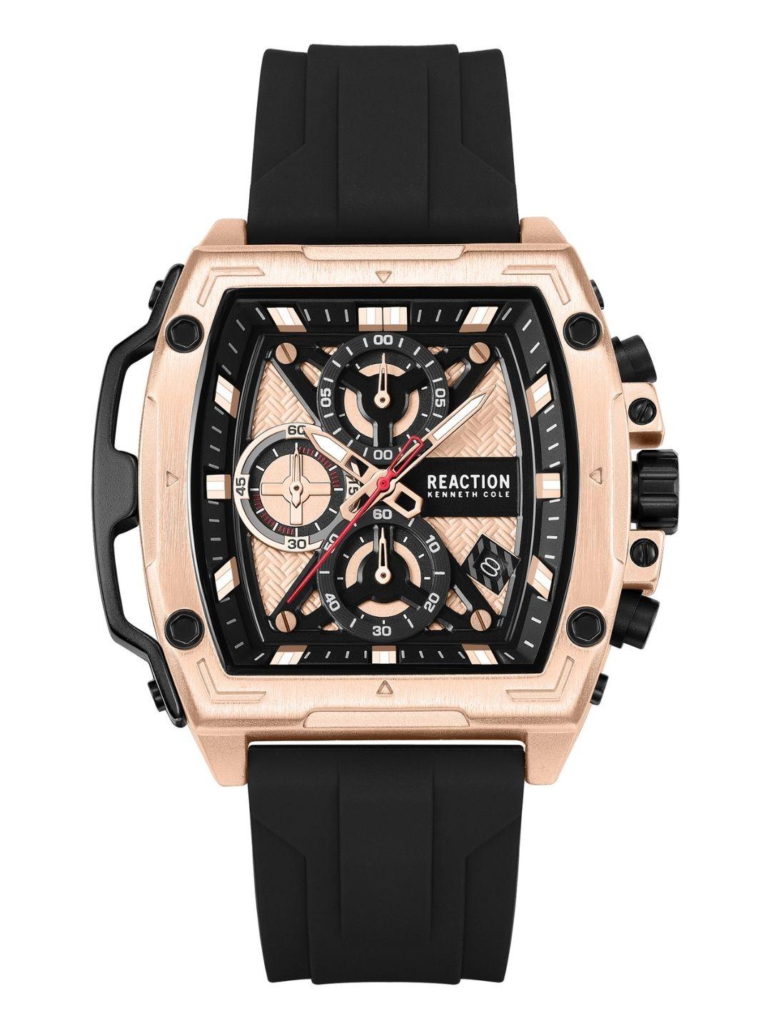 REACTION KENNETH COLE Men Rectangular Dial Watch KRWGO0071202 - Image 1