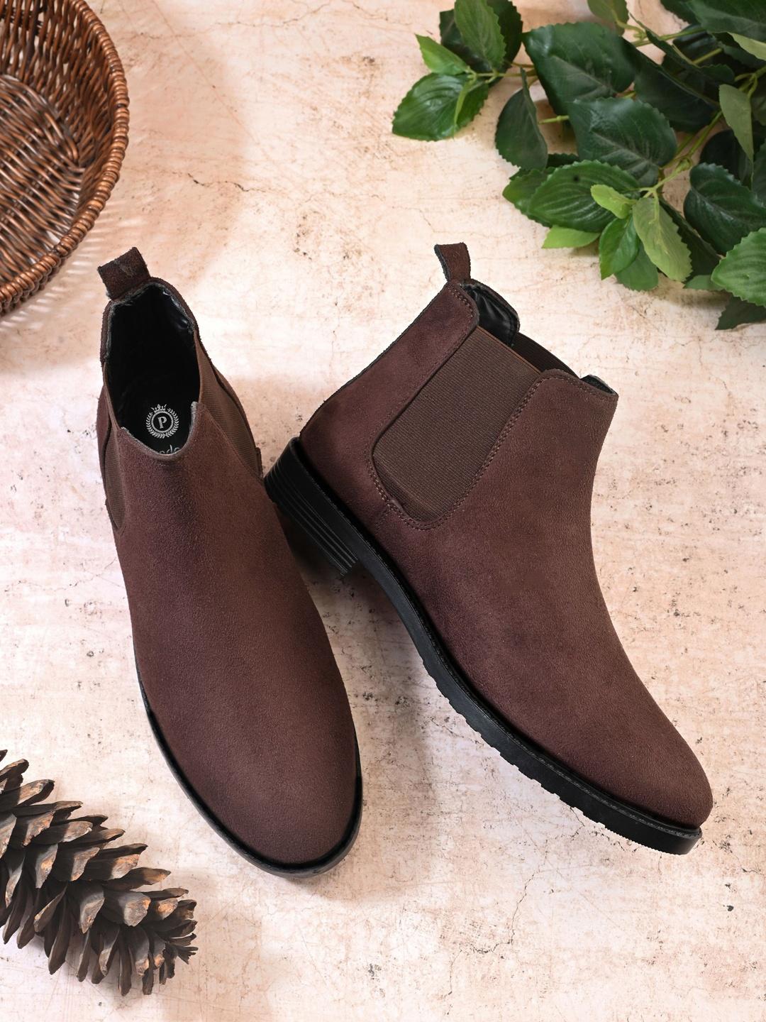 PRODOCK Men Mid-Top Block Heel Chelsea Boots - Image 1