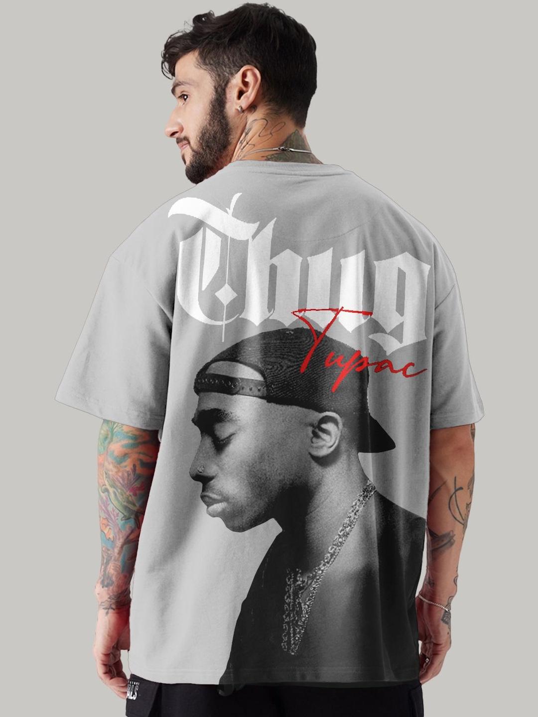 Force Men Graphic Printed Drop-Shoulder Sleeves T-shirt