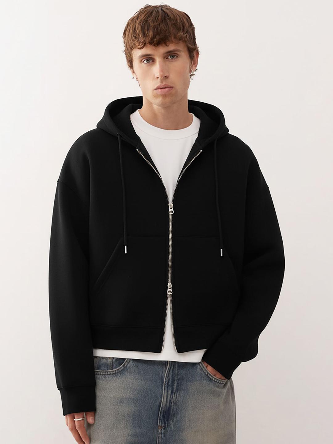goa　double zip hoodie Buy Maniac Men Dual Zipper Hooded Neck Sweatshirt - Sweatshirts