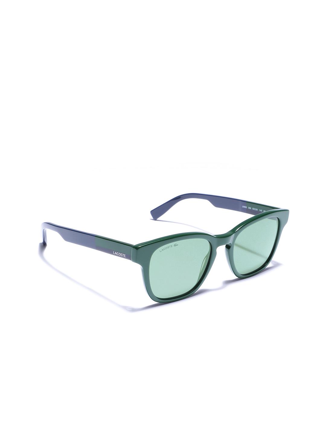 Buy Lacoste Men UV Protected Lens Oval Sunglasses - L986S/52/GREEN