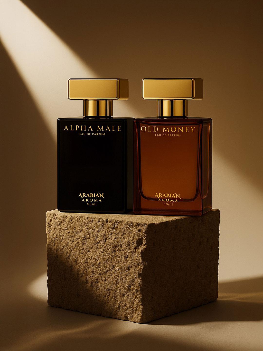 Arabian Aroma Men Set Of 2 Alpha Male & Old Money Eau De Pack of 2