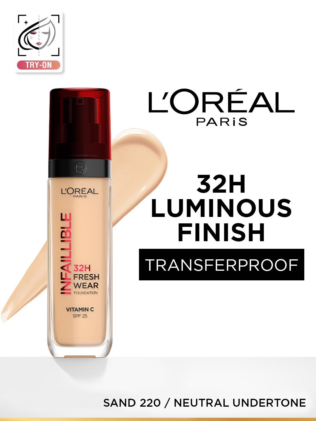 LOreal Paris Infallible 32H Fresh Wear Foundation 30 ml - Sand 220 - Image 1