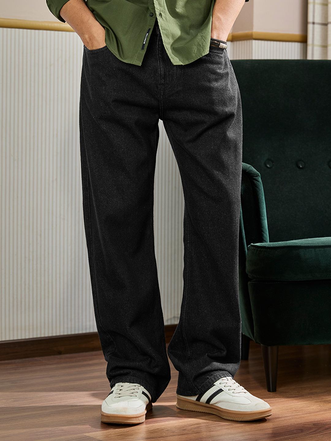 Snitch Men Straight Fit Mid-Rise Jeans - Image 1