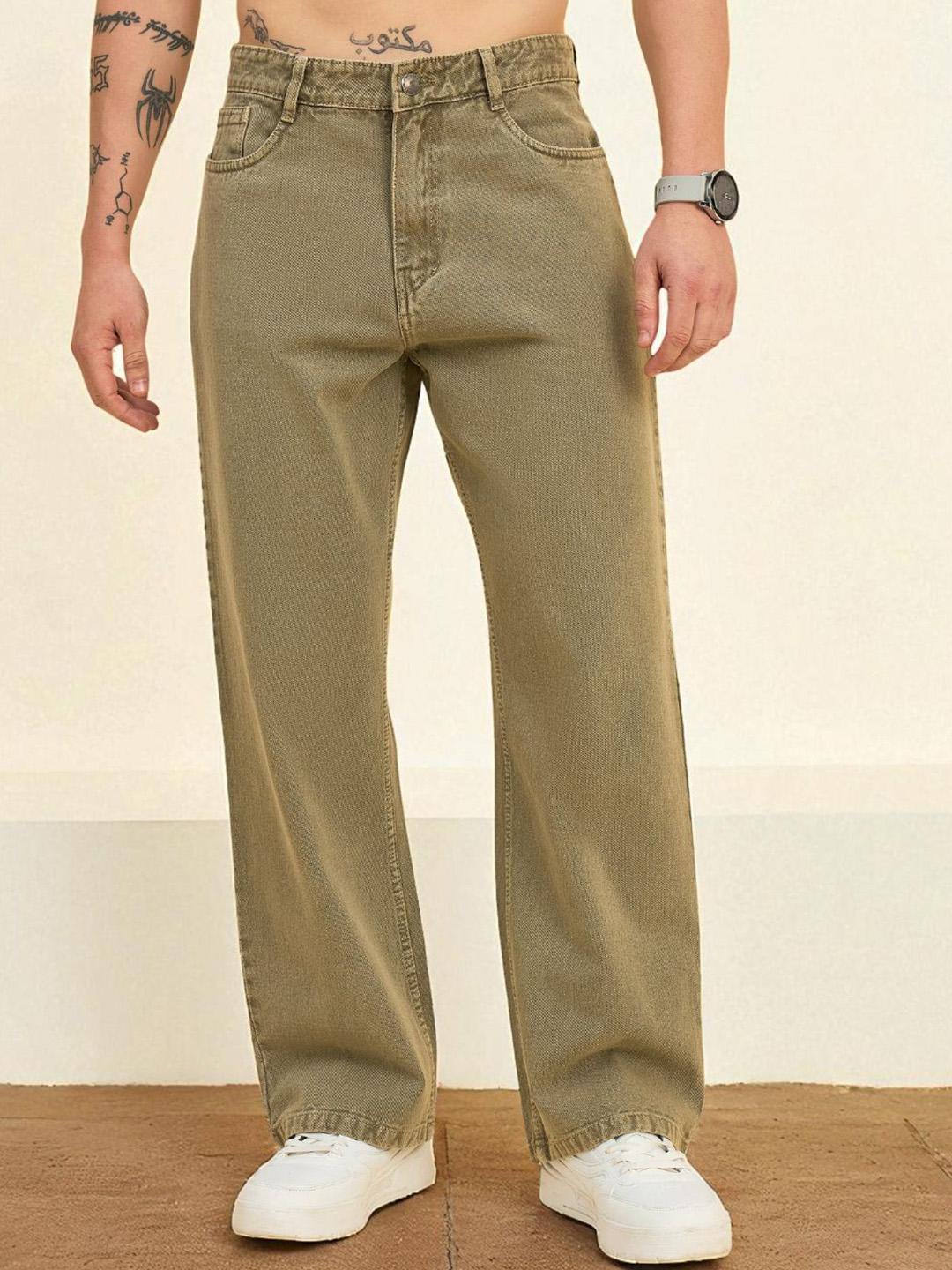 STUDIO NEXX Men Baggy Fit Mid-Rise Jeans