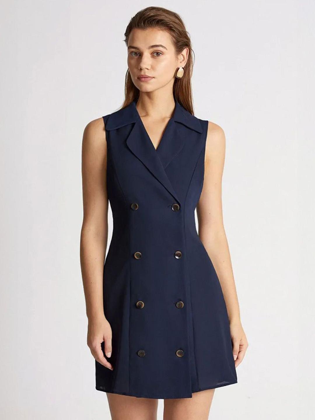 Buy Elchic Women Sleeveless Blazer Mini Dress - Dresses for Women