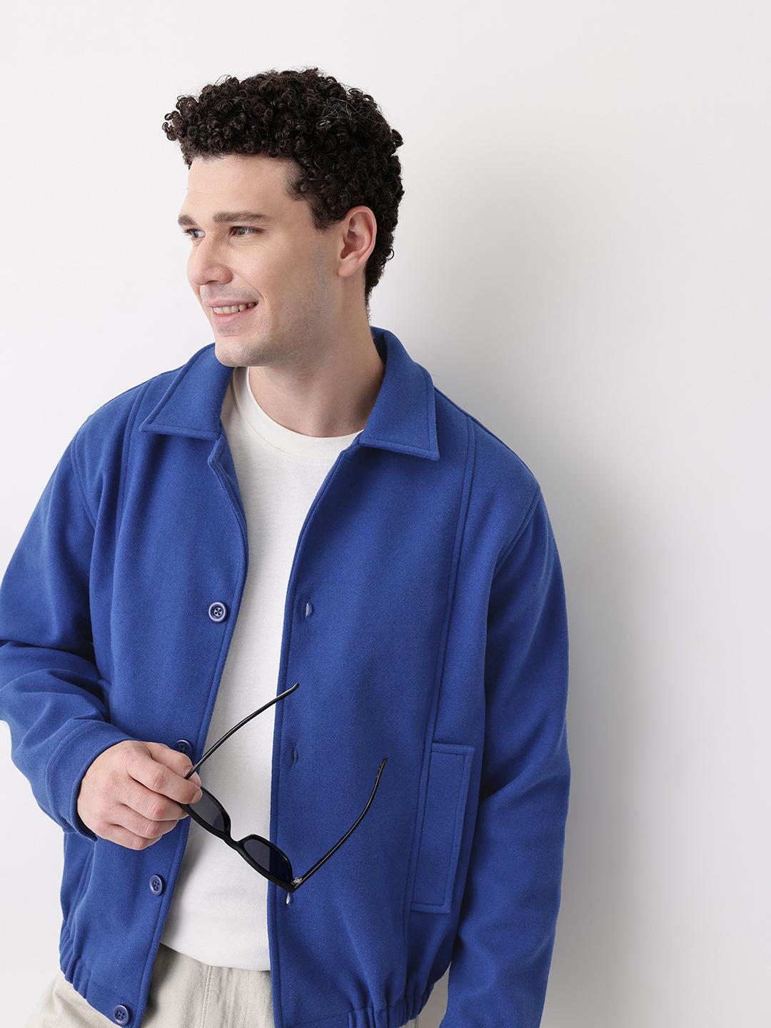 Mast & Harbour Spread Collar Bomber Jacket - Image 1