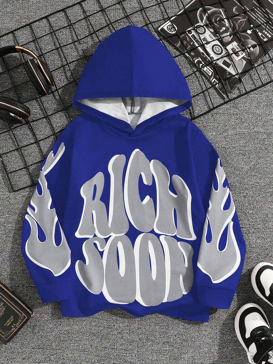 TABADTOD Boys Printed Hooded Sweatshirt - Image 1