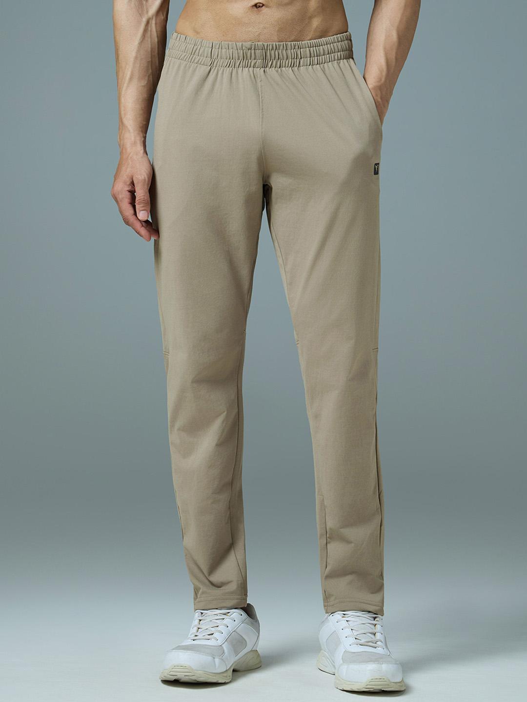 Technosport Men Slim Fit Mid-Rise Sports Track Pants - Image 1