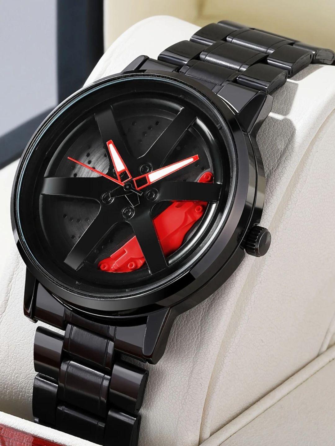 Buy ON TIME OCTUS Men Dial & Stainless Steel Textured Straps