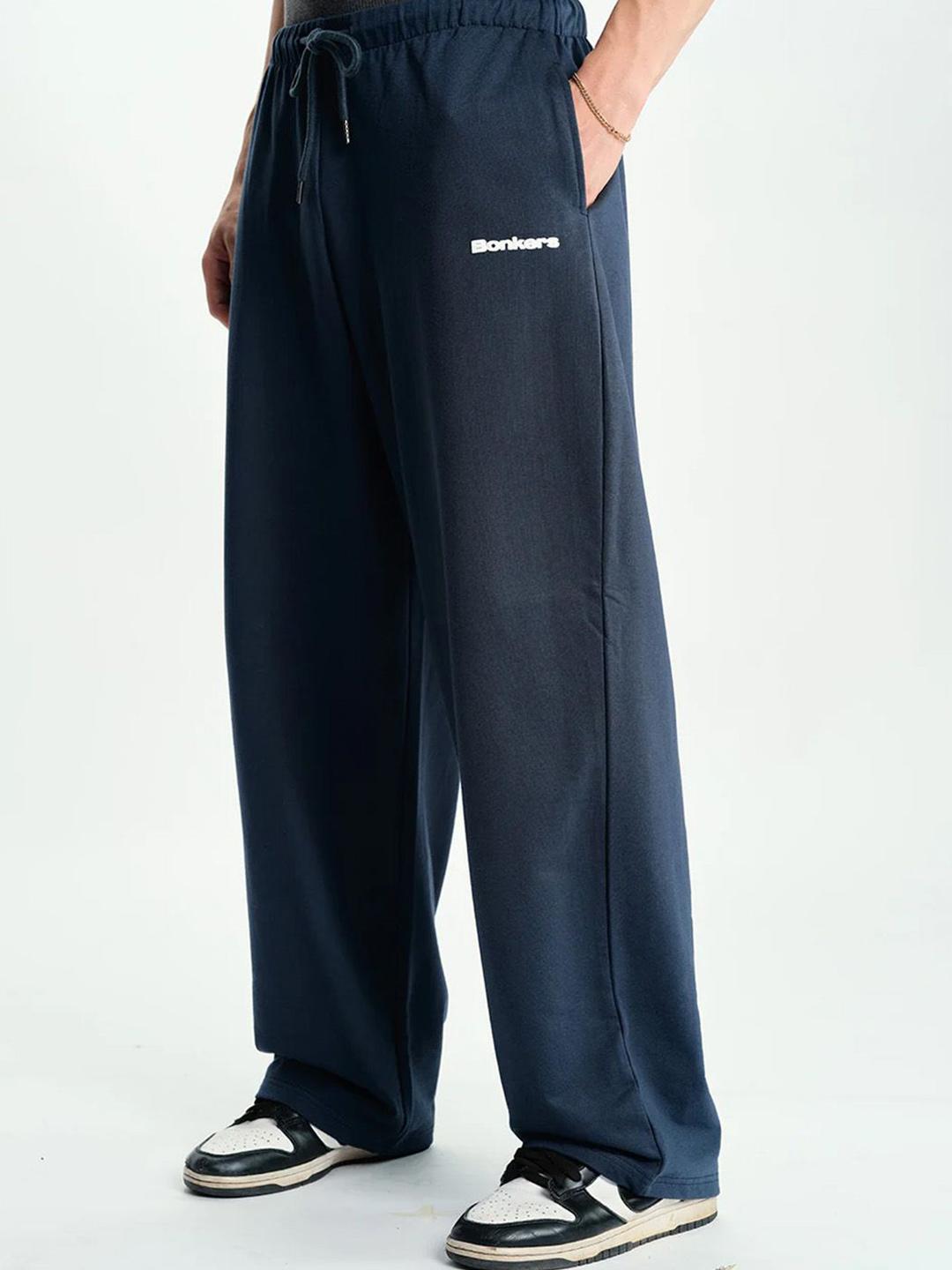 Bonkers Corner Blue Static Loose Fit Joggers - Image 1