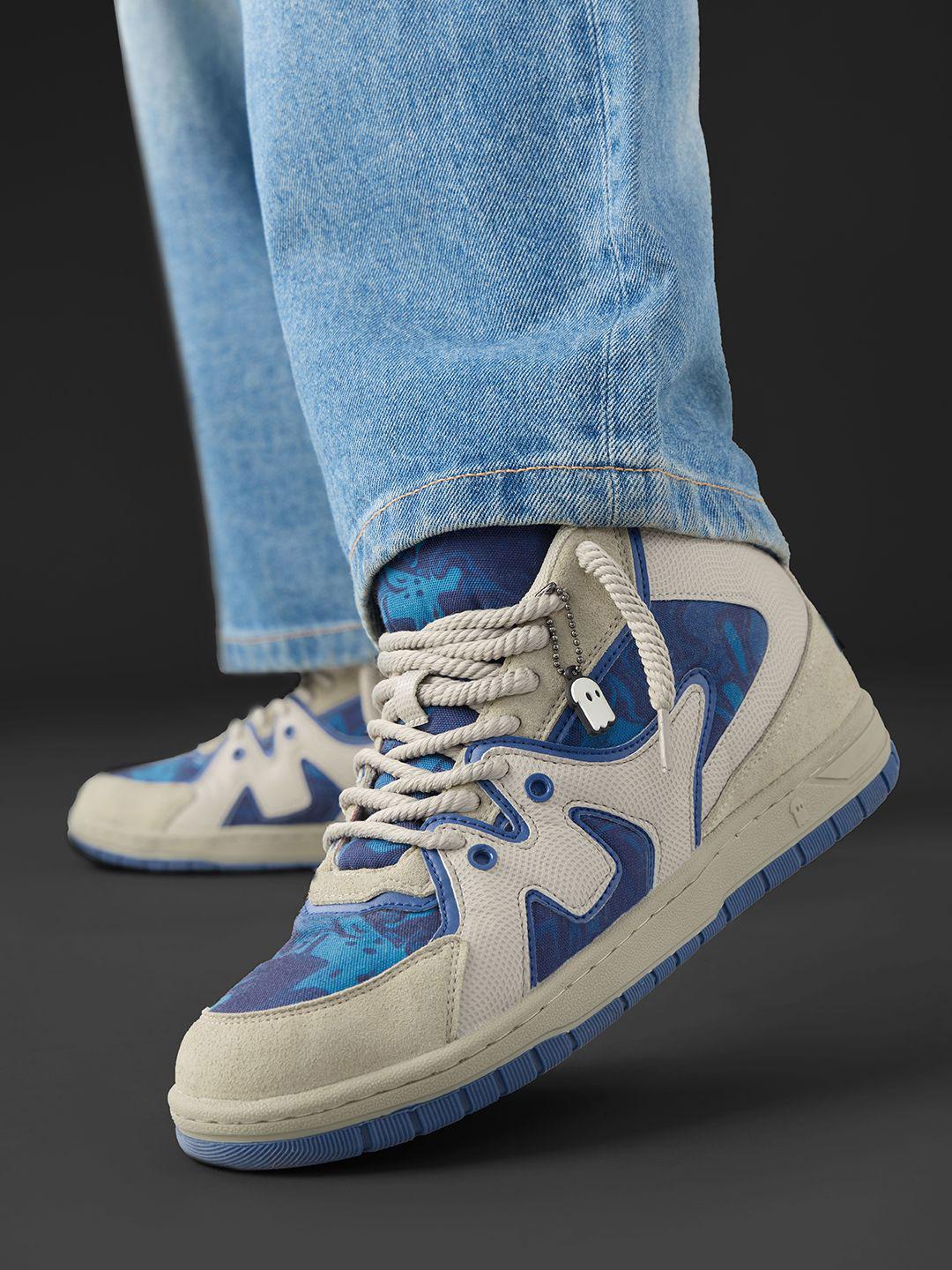 Buy The Souled Store UBZ Aqua Men Printed PU TPR - Mid Top