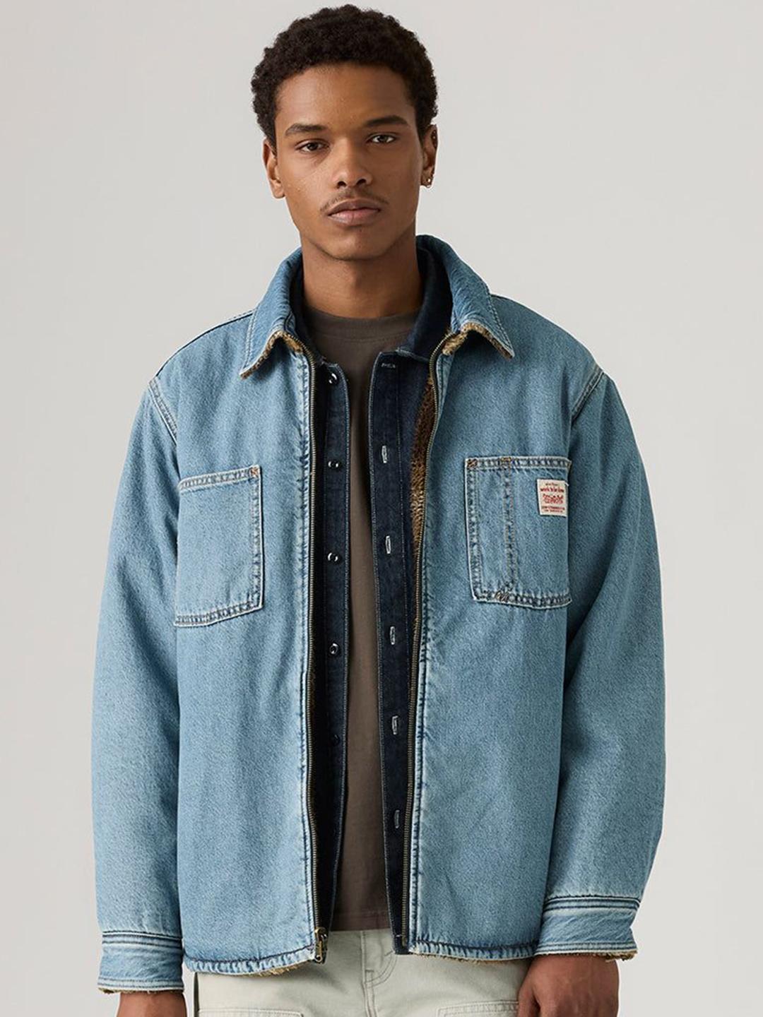 Buy Levis Reversible Cotton Denim Jacket - Jackets for Men