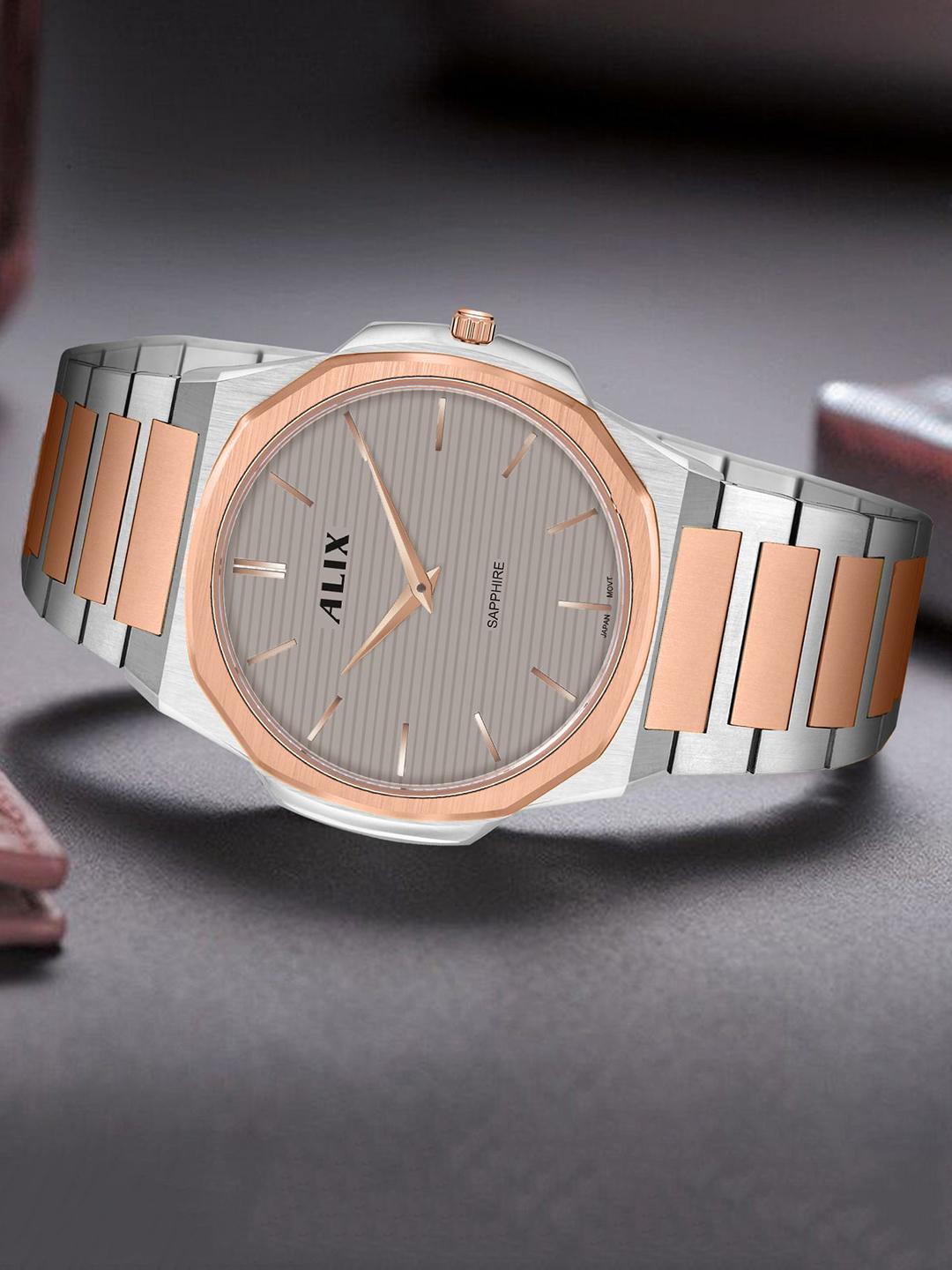 Buy ALIX Men Dial & Stainless Steel Bracelet Style Straps Analogue
