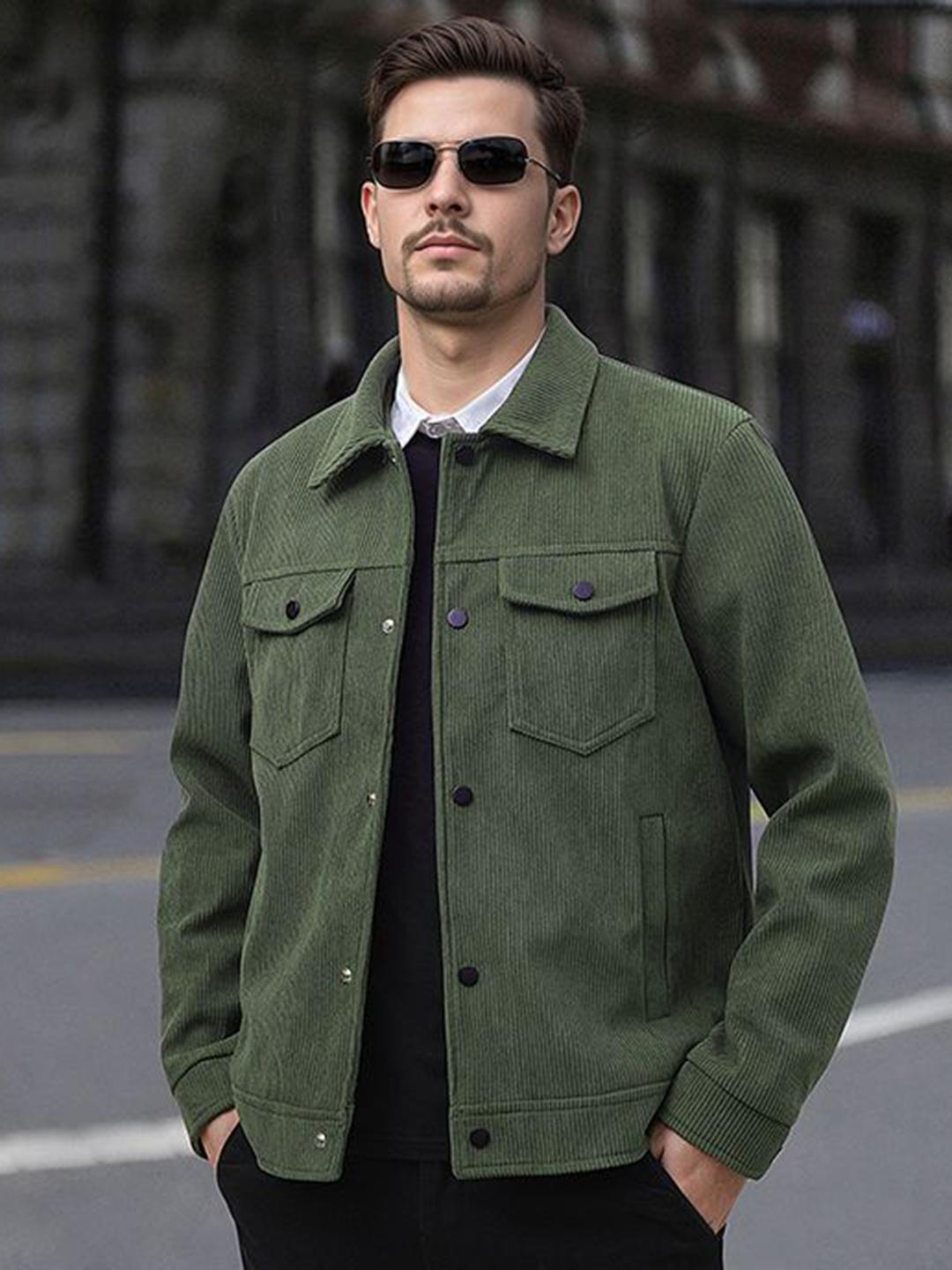 Buy StyleCast x Revolte Men Spread Collar Long Sleeves Outdoor