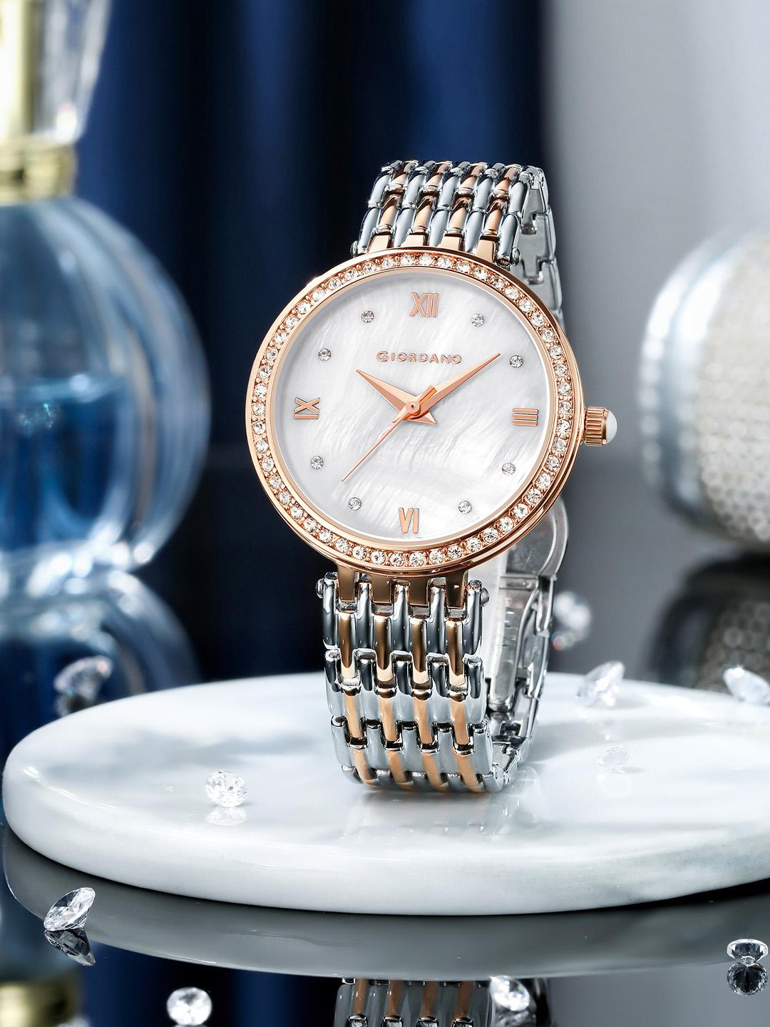 Buy GIORDANO Women Off-White Analogue Watch A2060-66 Watches for